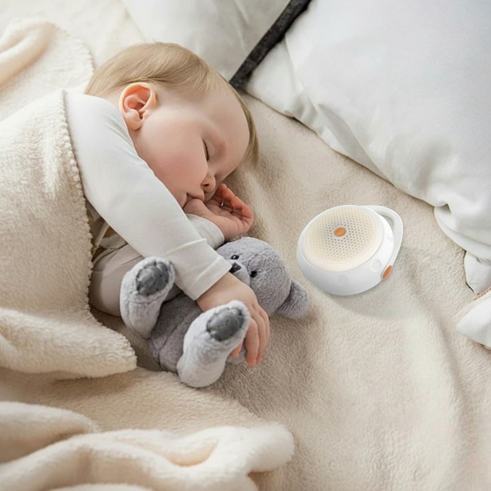 Veilleuse bruit blanc rechargeable et lumière douce