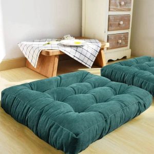 Coussin de méditation carré et confortable