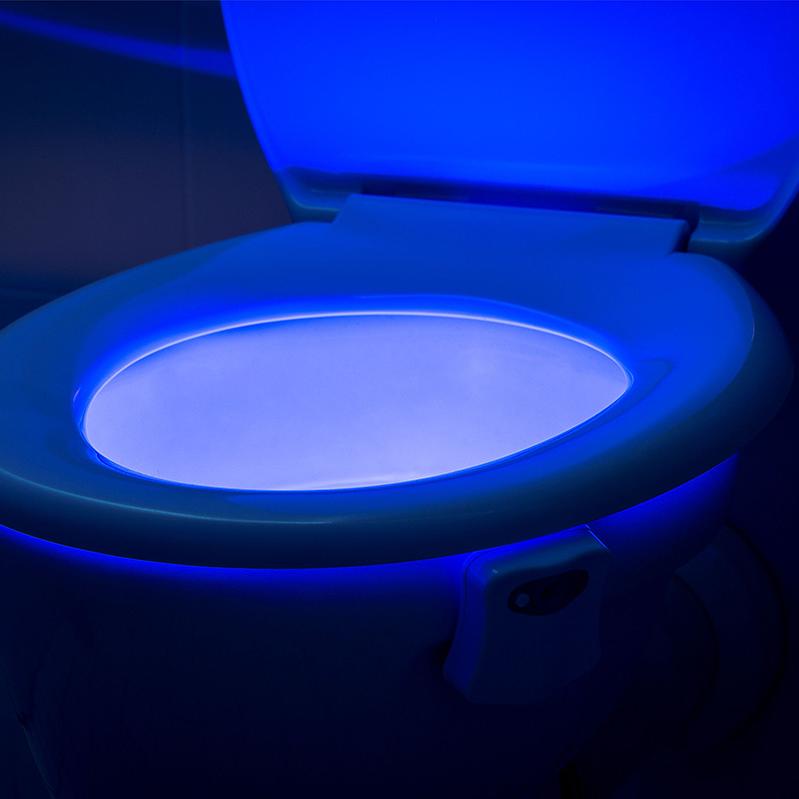 Lampe LED pour la cuvette des toilettes avec capteur de mouvement – Image 4