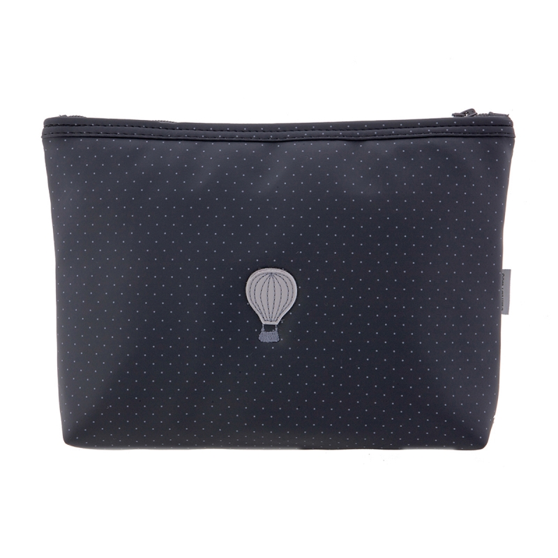 Ensemble Sac + Trousse+ Couverture à langer PROME ALE GRIS – Image 8